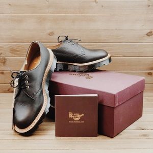 Vintage Dr. Martens 1461 RP Black Leather Oxford Shoes
